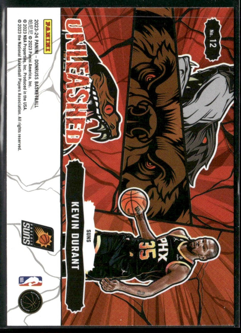 Kevin Durant 2023 Panini Donruss Unleashed #12 Phoenix Suns
