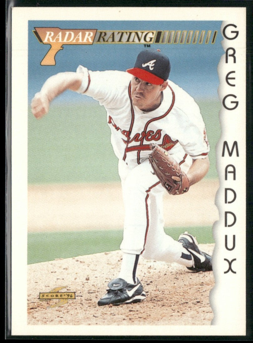 Greg Maddux 1995 Score Radar Rating #194 Atlanta Braves