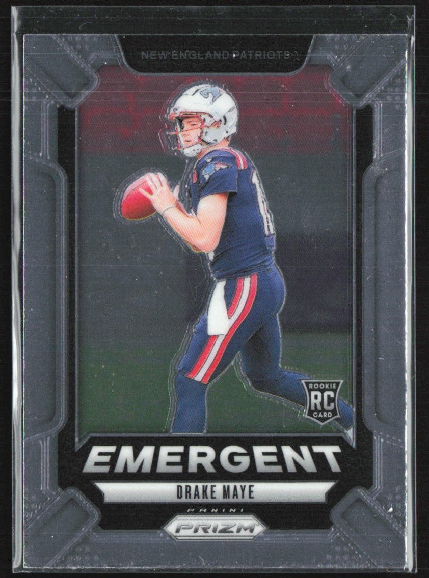 Drake Maye 2024 Panini Prizm Emergent RC #4 New England Patriots