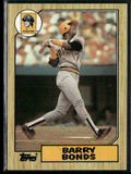 Barry Bonds 1987 Topps RC #320 Pittsburgh Pirates