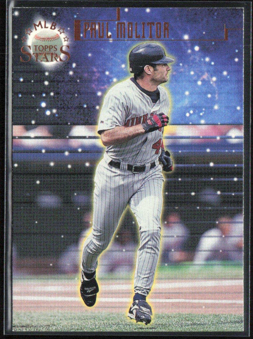 Paul Molitor 1998 Topps Stars /9799 #123 Minnesota Twins