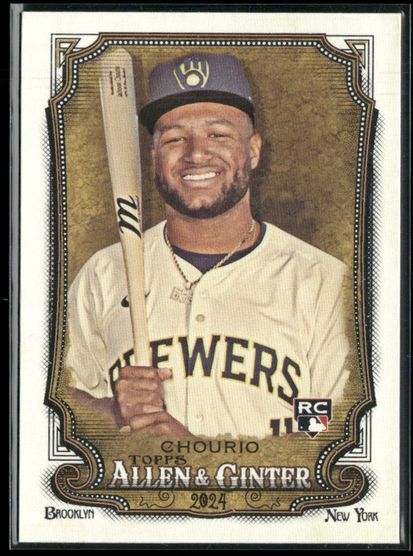 Jackson Chourio 2024 Topps Allen & Ginter RC #276 Milwaukee Brewers