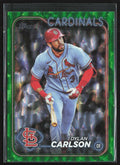 Dylan Carlson 2024 Topps Green Foil /499 #561 St. Louis Cardinals