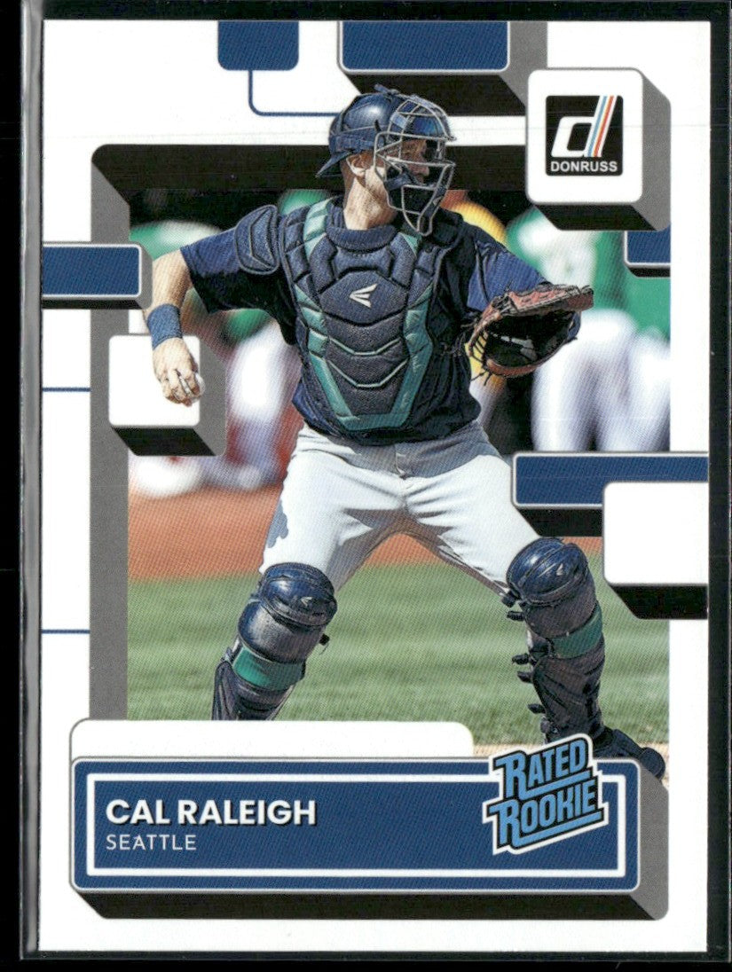 Cal Raleigh 2022 Panini Donruss RC #39 Seattle Mariners