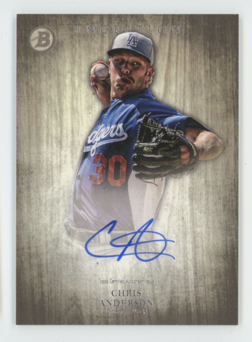 Chris Anderson 2014 Bowman Inception Prospect Autographs AUTO #PA-CA