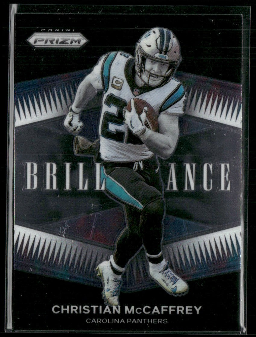 Christian McCaffrey 2021 Panini Prizm Brilliance #B-8 Carolina Panthers