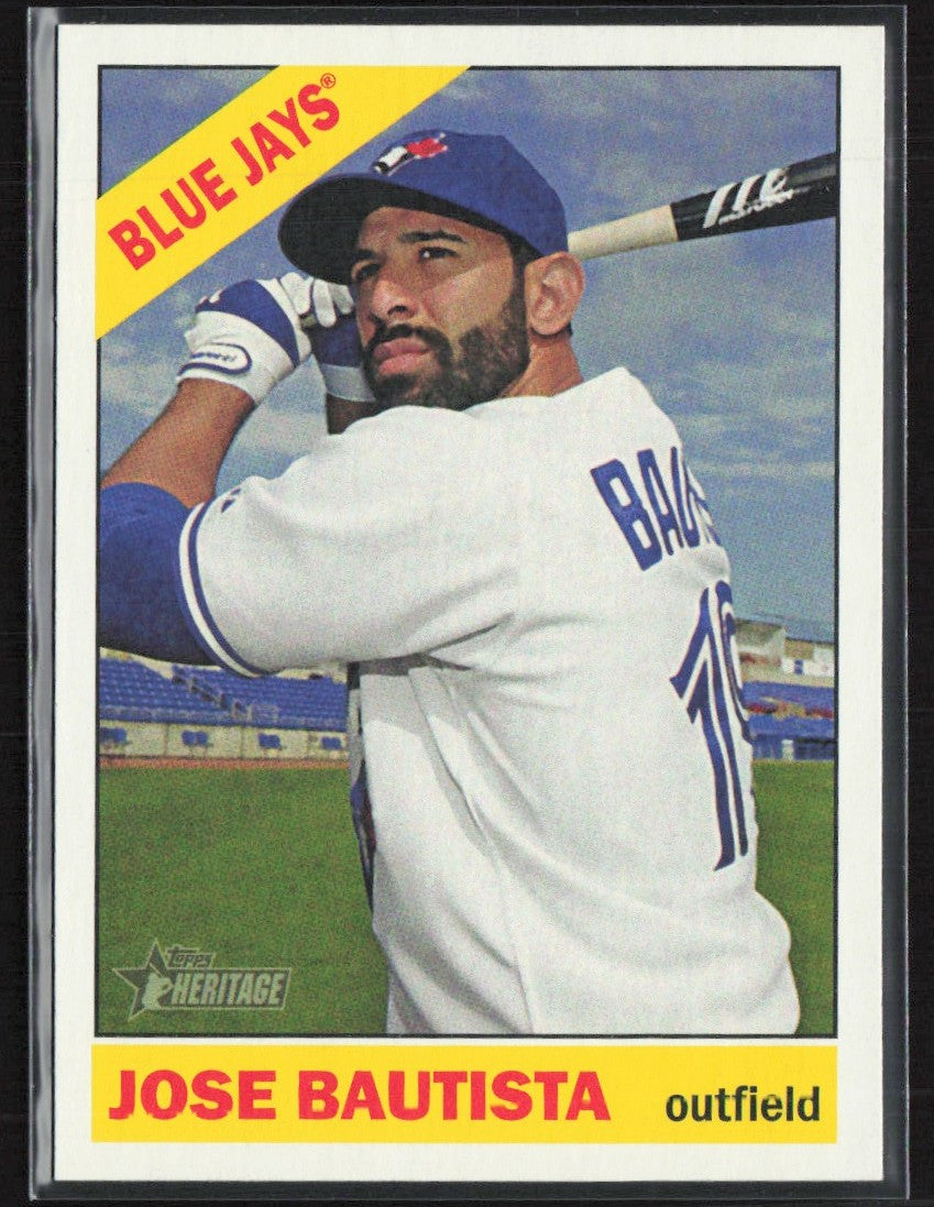 Jose Bautista 2015 Topps Heritage SP #444 Toronto Blue Jays