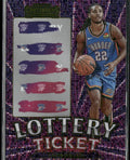 Cason Wallace 2023 Panini Contenders Lottery Ticket RC #10 Oklahoma City Thunder