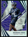 Rashaan Evans 2018 Panini Phoenix Purple RC /149 #151 Tennessee Titans