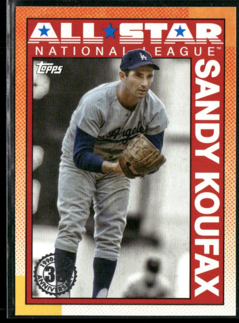 Sandy Koufax 2025 Topps 1990 All Star #90AS-46 Los Angeles Dodgers