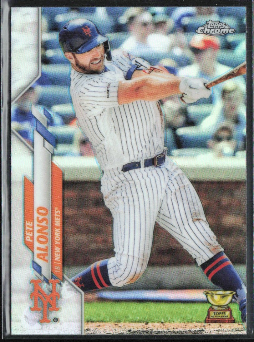 Pete Alonso 2020 Topps Chrome Refractor #80 New York Mets