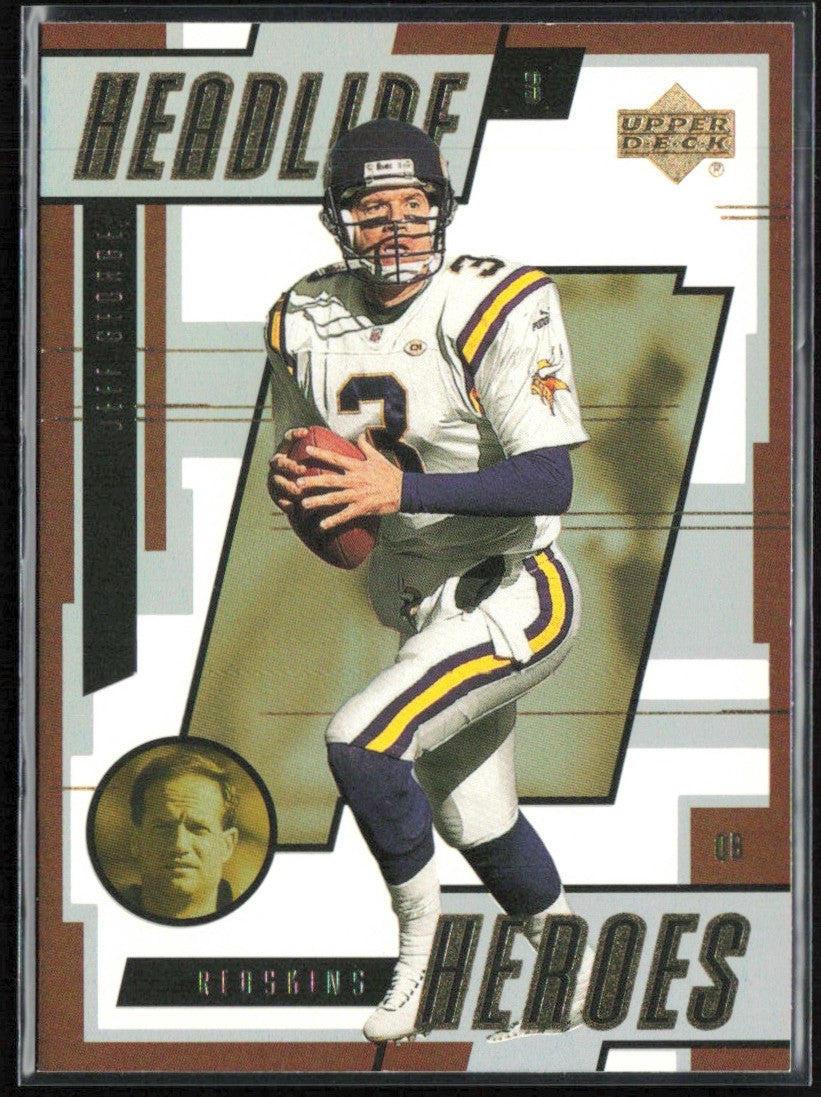 Jeff George 2000 Upper Deck Headline Heroes #HH12 Washington Redskins