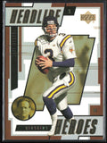 Jeff George 2000 Upper Deck Headline Heroes #HH12 Washington Redskins