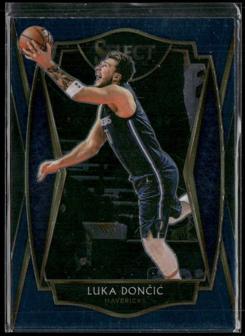 Luka Doncic 2021 Panini Select Premier #150 Dallas Mavericks