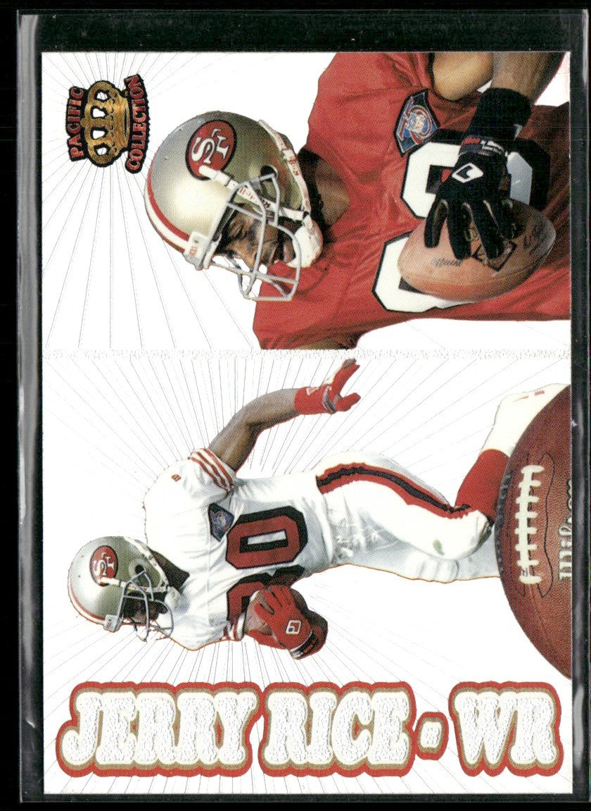 Jerry Rice 1995 Pacific Collection #190 San Francisco 49ers