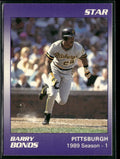 Barry Bonds 1990 Star Bonds 1989 Season - 1 #5 Pittsburgh Pirates