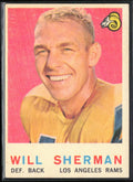 Will Sherman 1959 Topps #127 Los Angeles Rams