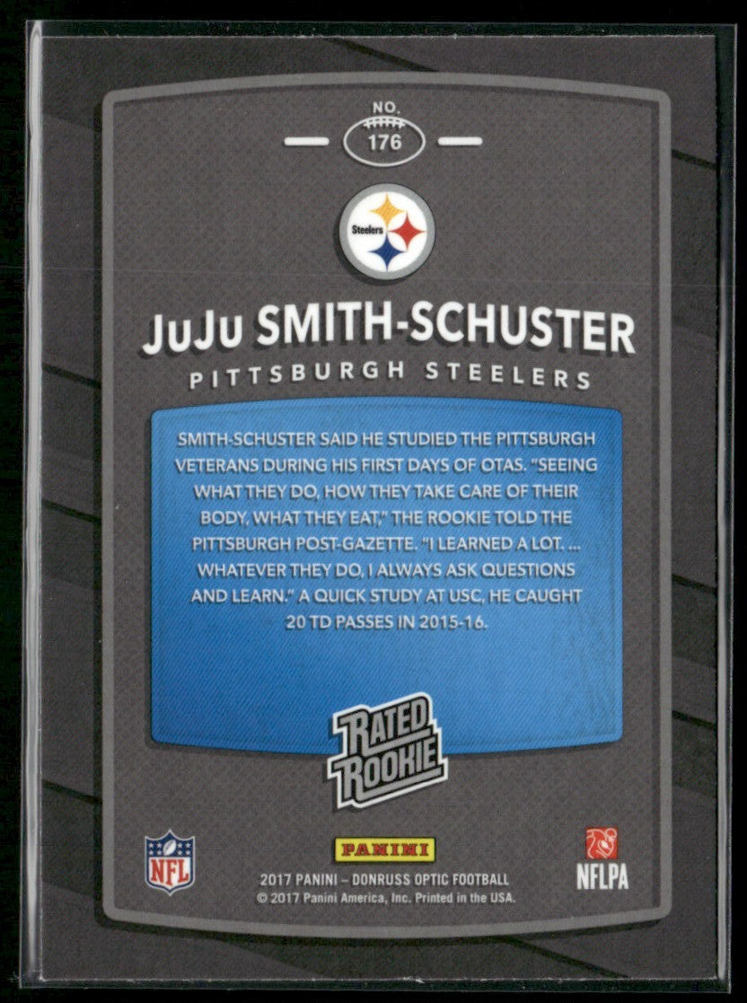 JuJu Smith-Schuster 2017 Panini Donruss Optic Rated Rookie RC #176