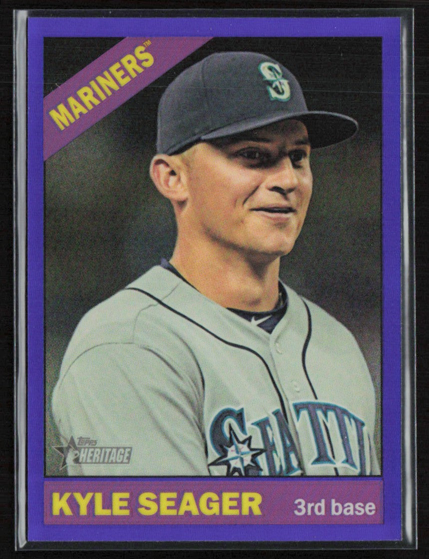 Kyle Seager 2015 Topps Heritage Chrome Purple Refractor #THC-493