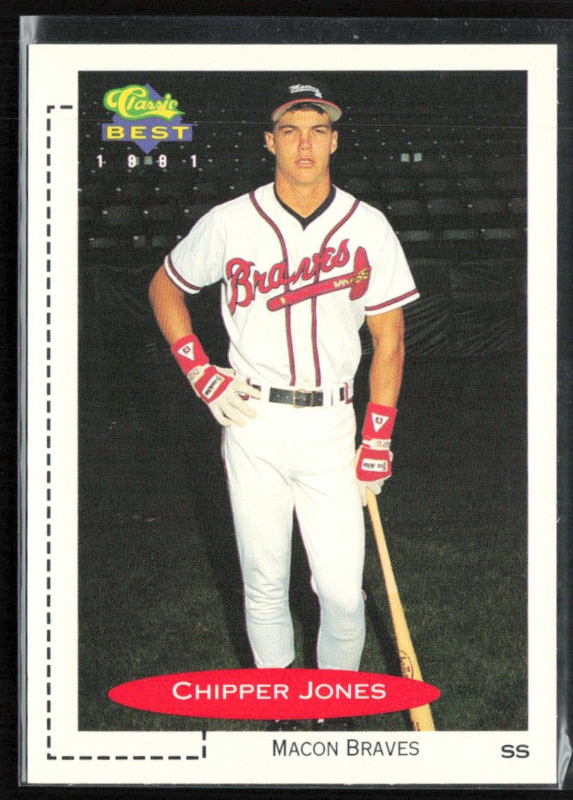 Chipper Jones 1991 Classic Best #268 Macon Braves
