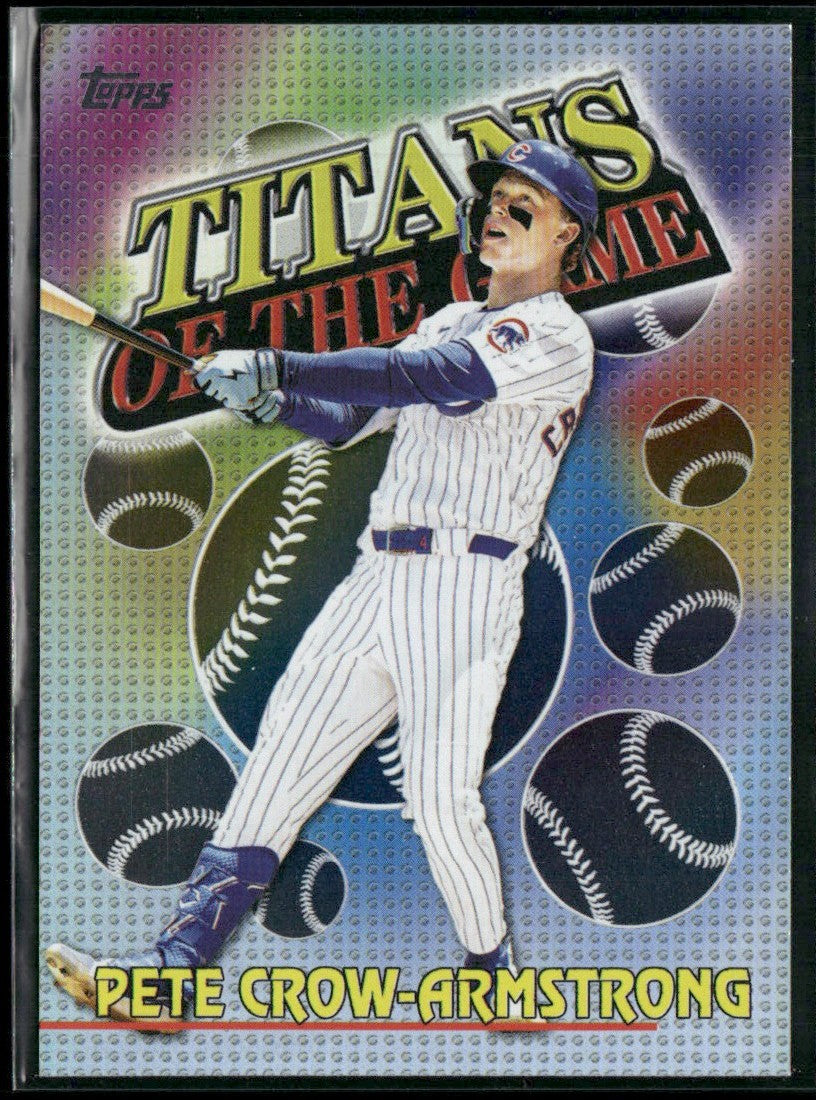 Pete Crow-Armstrong 2026 Topps Titans of the Game #TOG-13 Chicago Cubs