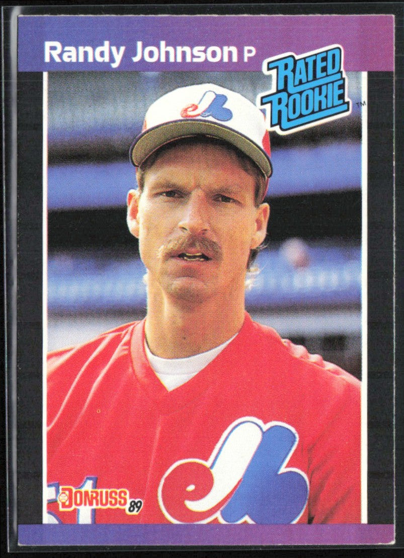 Randy Johnson 1989 Donruss RC #42 Montreal Expos