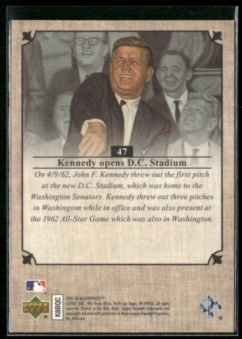 John F. Kennedy 2007 UD Masterpieces #47
