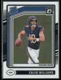 Caleb Williams 2024 Donruss Optic RC #201 Chicago Bears