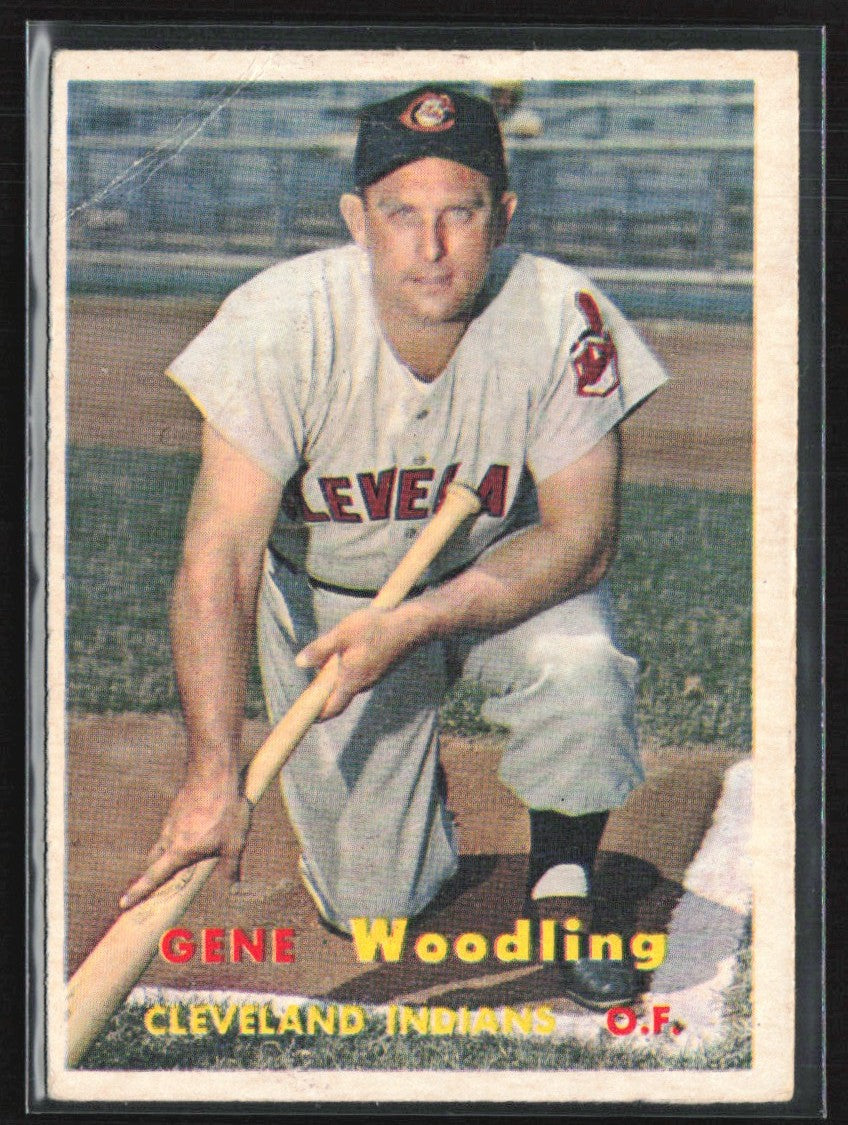 Gene Woodling 1957 Topps #172 Cleveland Indians
