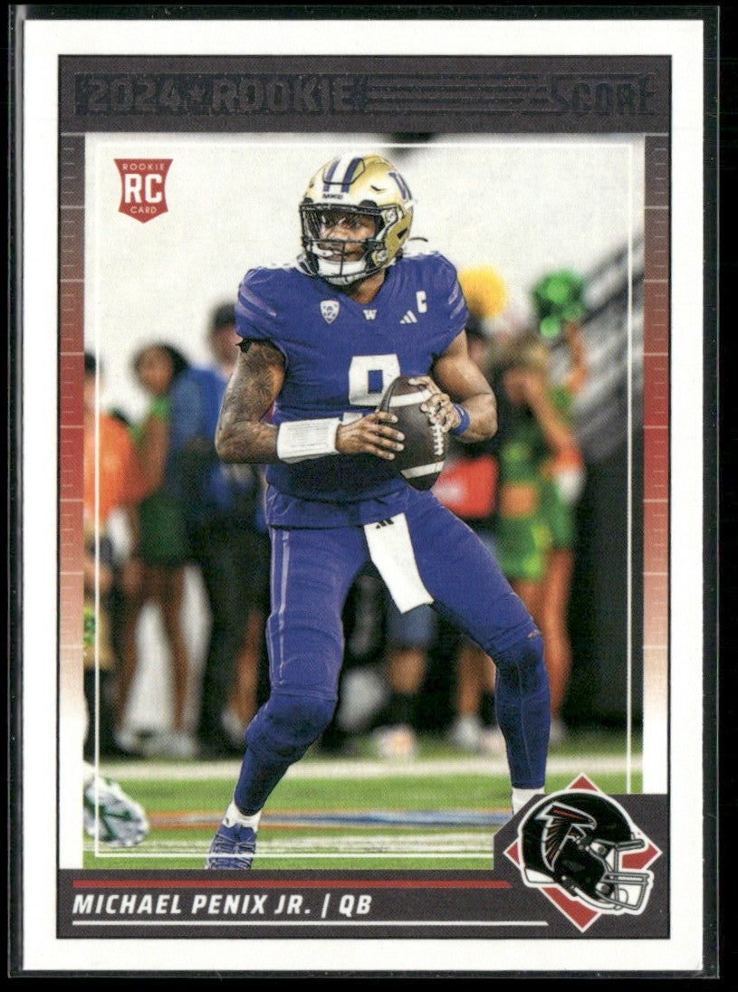 Michael Penix Jr. 2024 Panini Score RC #323 Atlanta Falcons