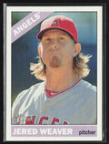 Jered Weaver 2015 Topps Heritage SP #433 Los Angeles Angels