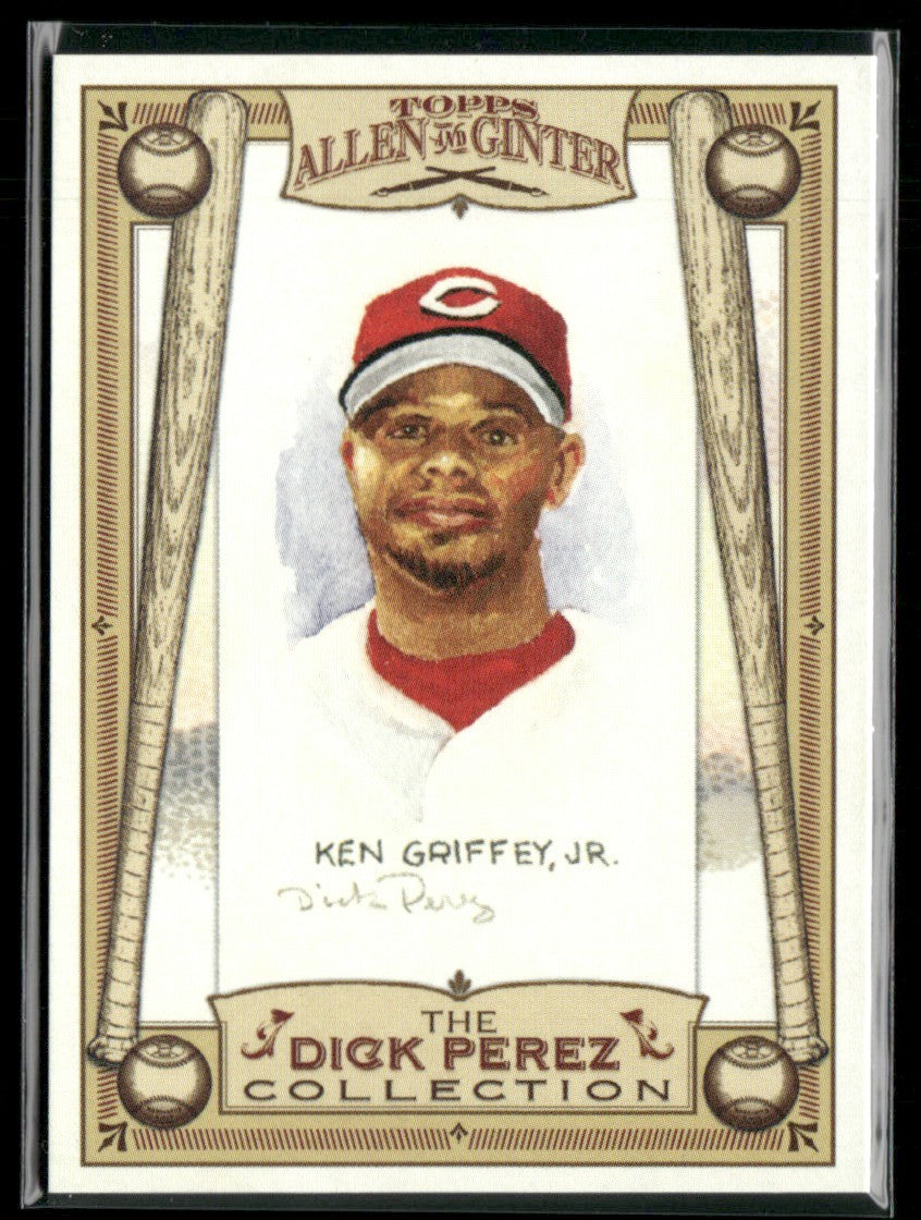 Ken Griffey Jr. 2006 Topps Allen and Ginter Dick Perez #7 Cincinnati Reds