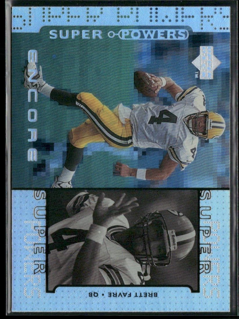 Brett Favre 1998 Upper Deck Encore Super Powers #S3 Green Bay Packers