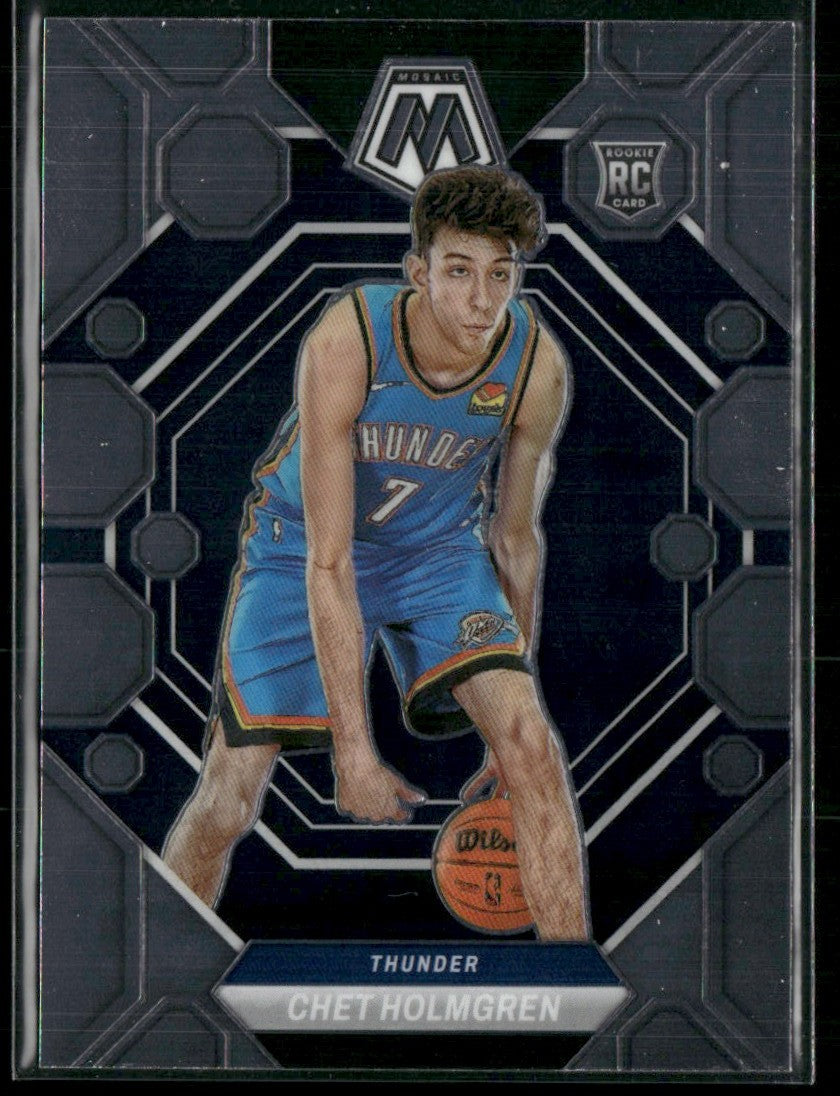 Chet Holmgren 2022 Panini Mosaic RC #236 Oklahoma City Thunder
