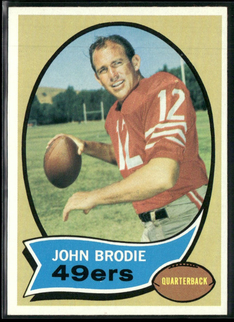 John Brodie 1970 Topps #130 San Francisco 49ers