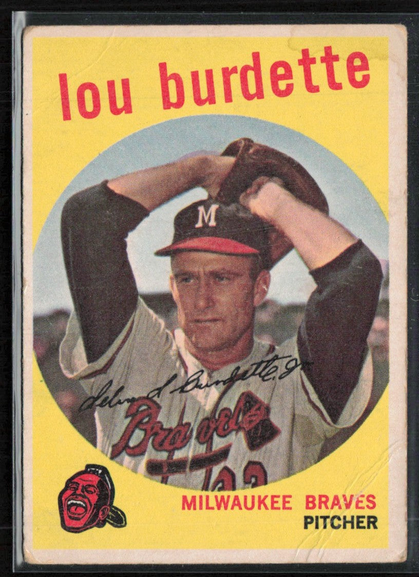 Lou Burdette 1959 Topps #440.0 Milwaukee Braves