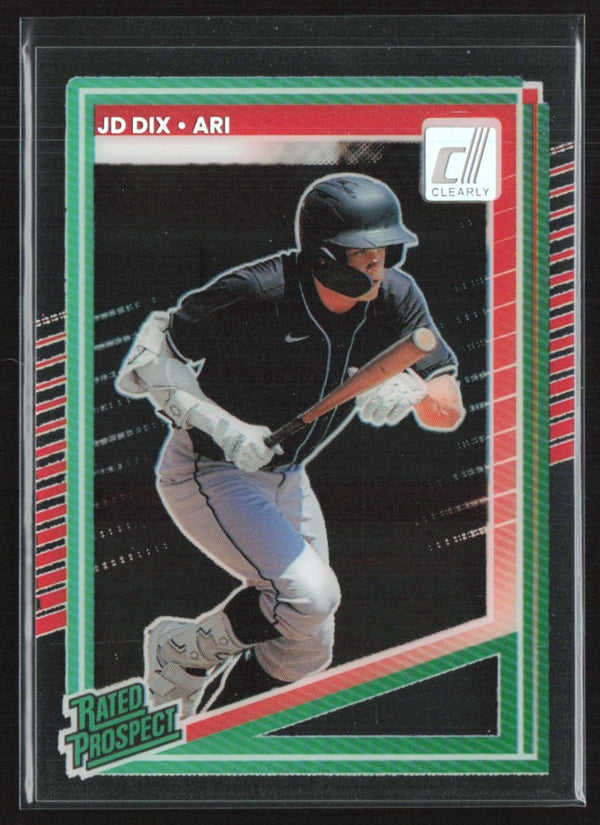 JD Dix 2025 Donruss Clearly Rated Prospect #192 Arizona Diamondbacks