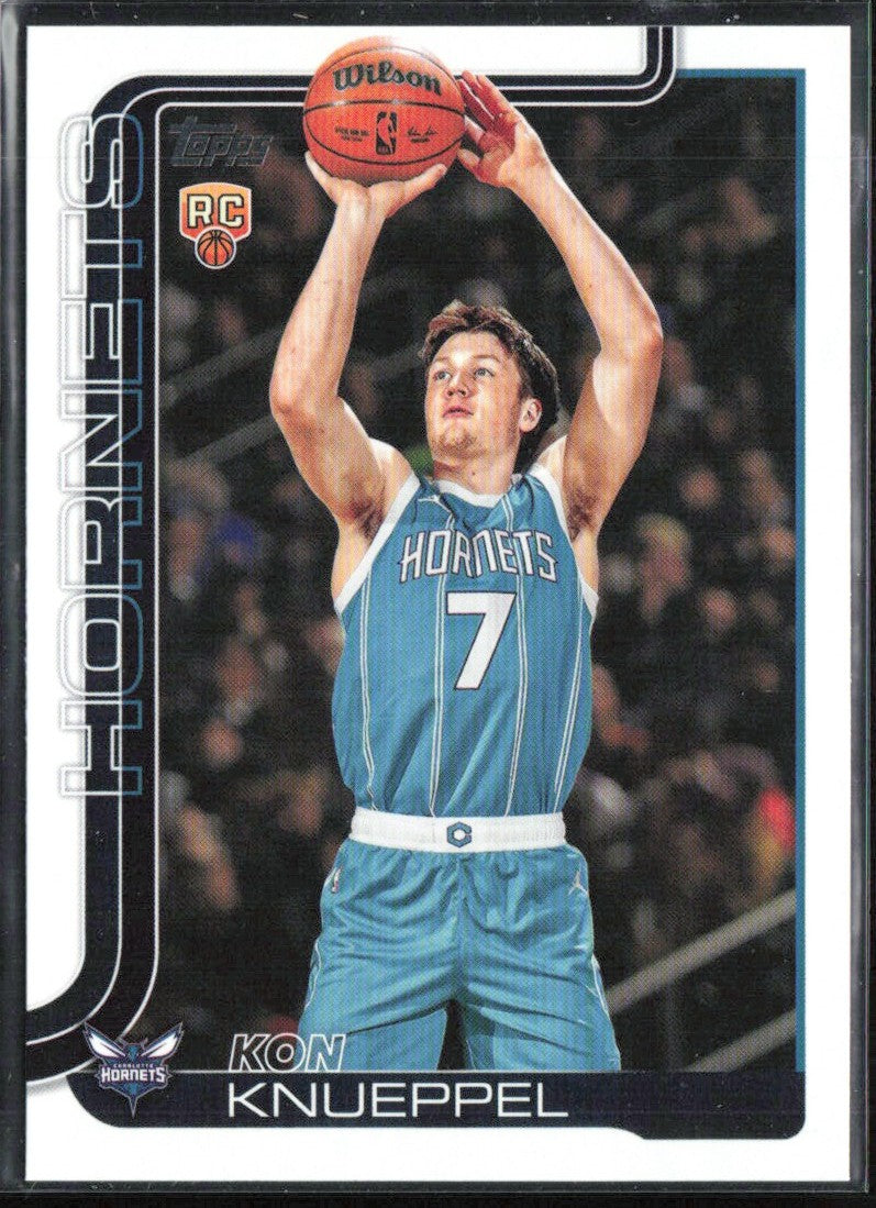 Kon Knueppel 2025 Topps RC #204 Charlotte Hornets