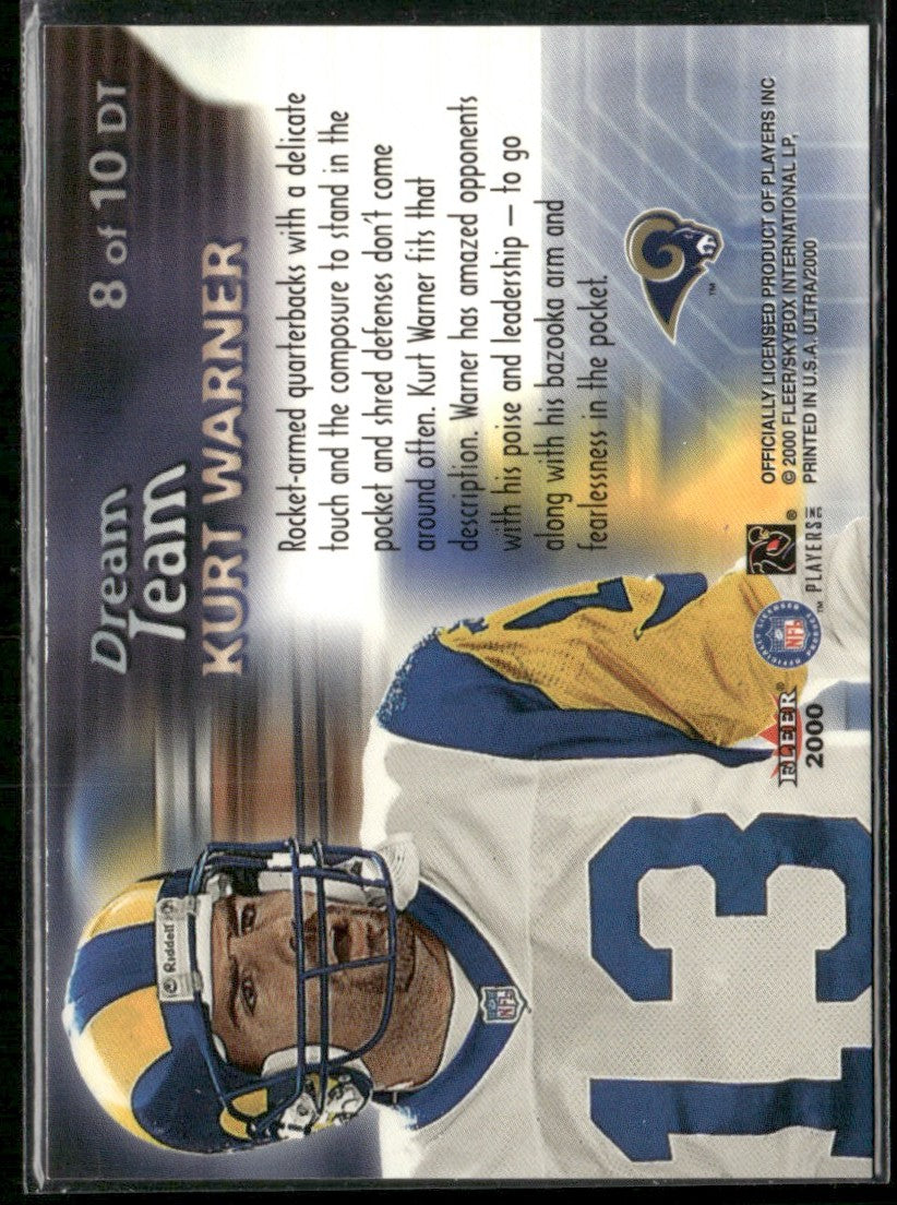Kurt Warner 2000 Fleer Ultra Dream Team #8 St. Louis Rams