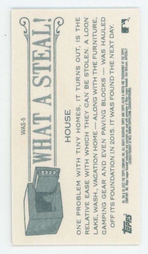 House 2022 Topps Allen & Ginter Mini What A Steal #WAS-5