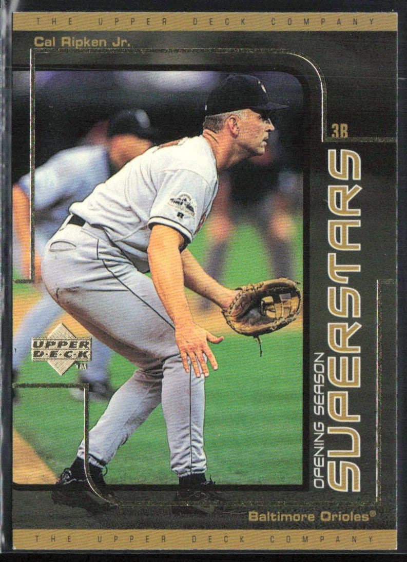 Cal Ripken 1999 Upper Deck Opening Season Superstars #S4 Baltimore Orioles