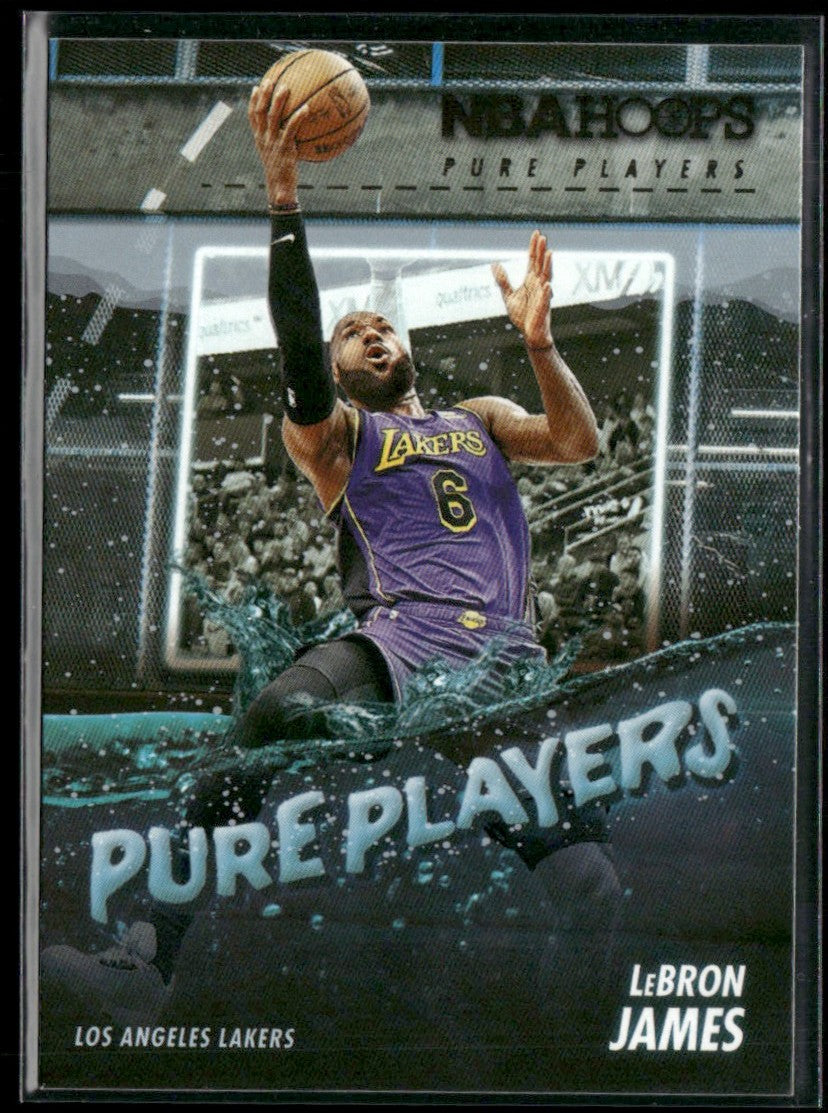 LeBron James 2023 Hoops Pure Players Winter #4 Los Angeles Lakers