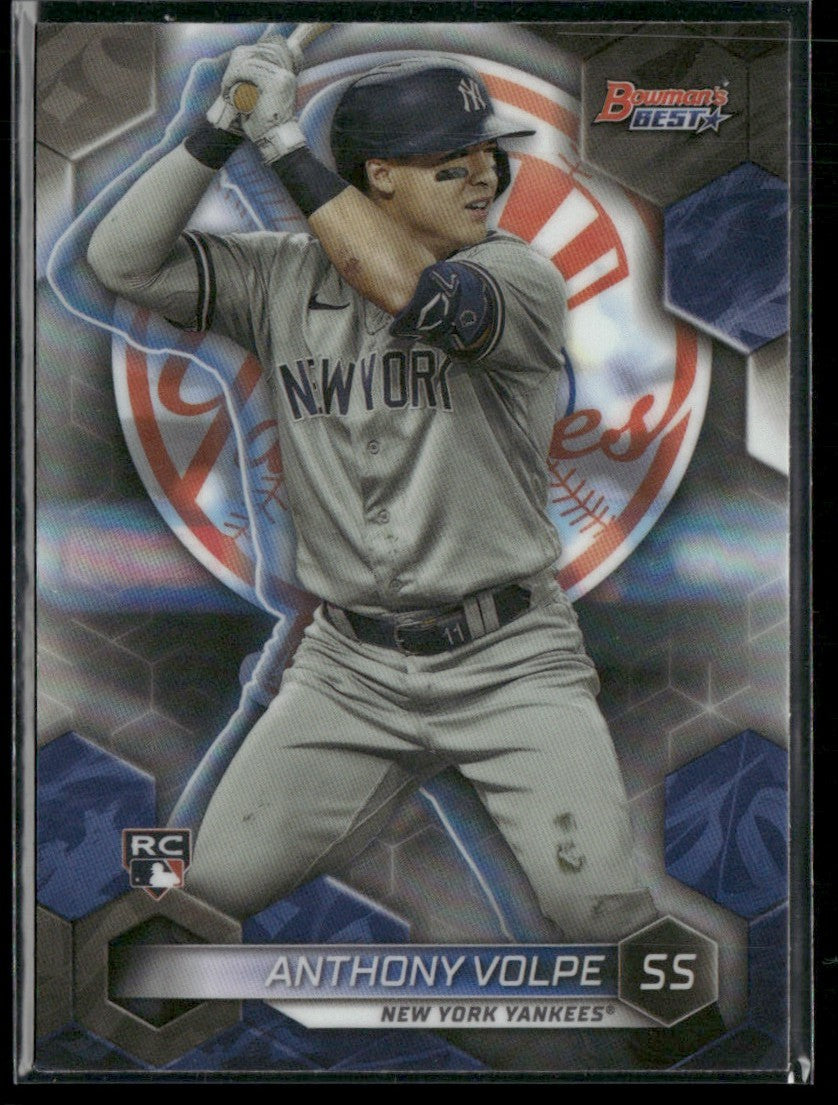 Anthony Volpe 2023 Bowman's Best Refractor RC #42 New York Yankees