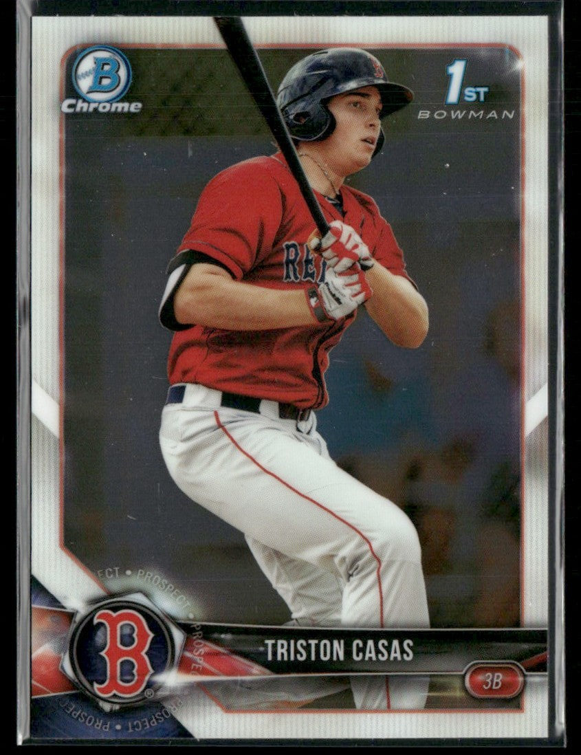Triston Casas 2018 Bowman Draft Chrome 1st #BDC-171 Boston Red Sox