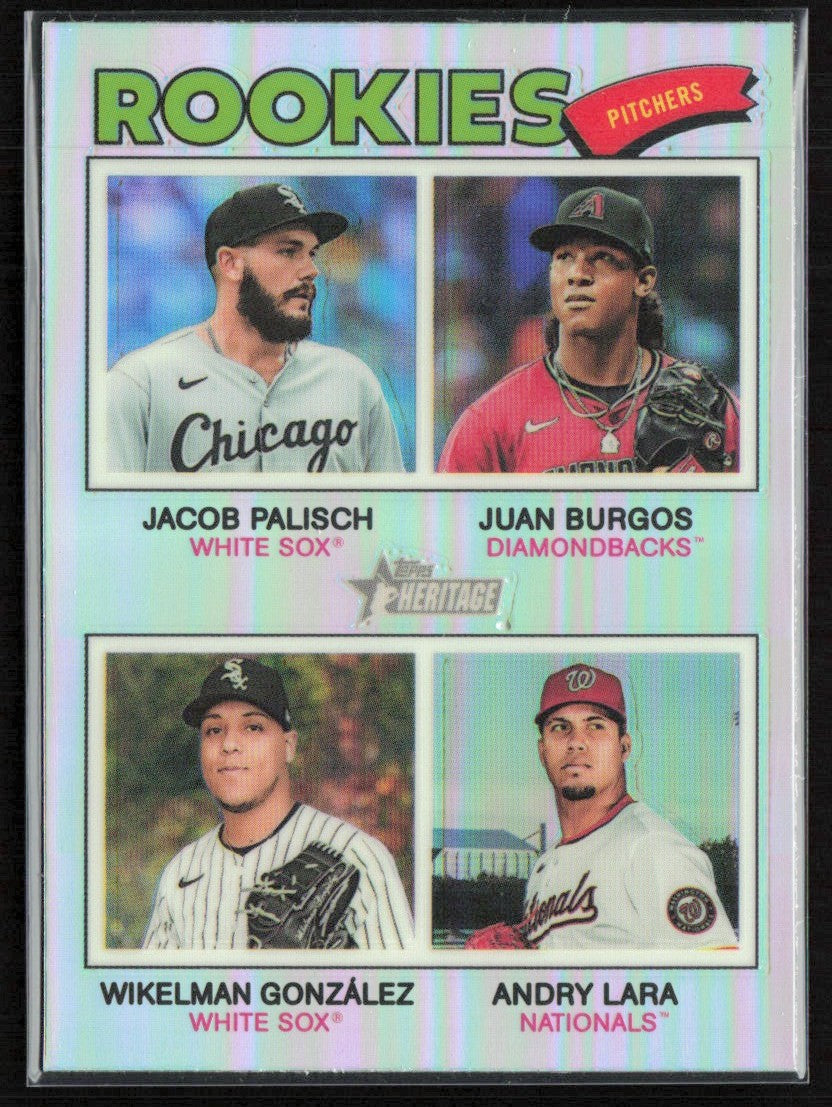 Palisch Burgos Gonzalez Lara 2026 Topps Heritage Chrome Refractor RC #378