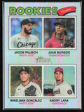 Palisch Burgos Gonzalez Lara 2026 Topps Heritage Chrome Refractor RC #378