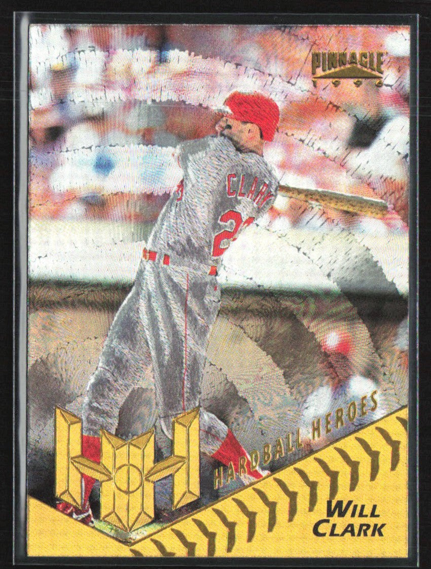 Will Clark 1996 Pinnacle Starburst Hardball Heroes #170 Texas Rangers