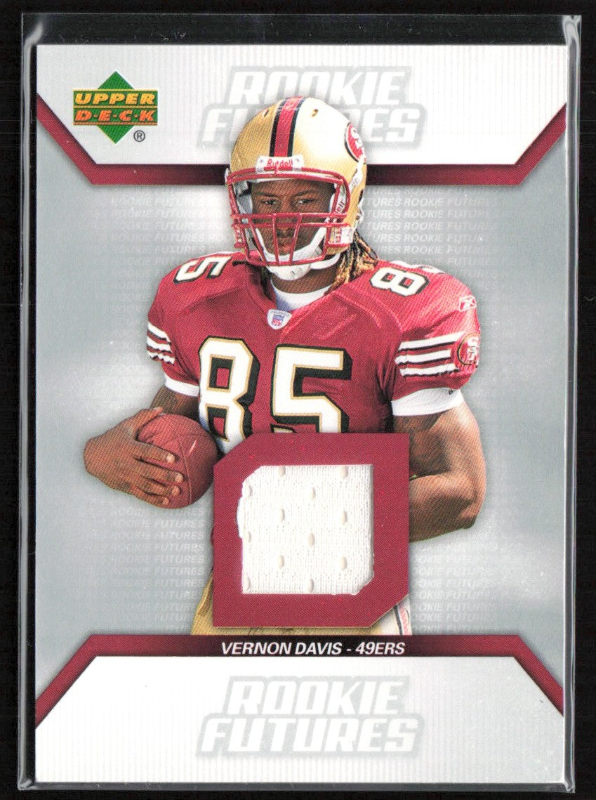 Vernon Davis 2006 Upper Deck Rookie Futures Jersey #RF-VD San Francisco 49ers