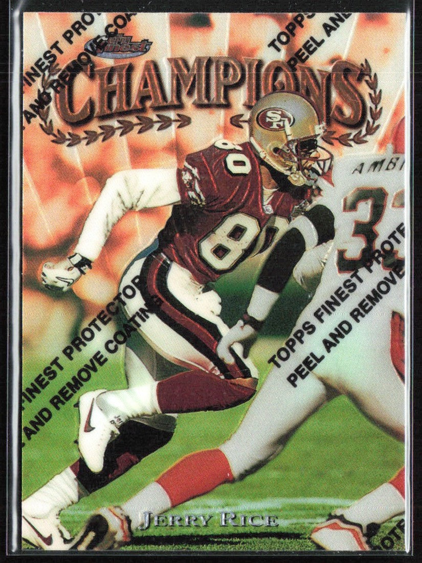 Jerry Rice 1997 Topps Finest #220 San Francisco 49ers