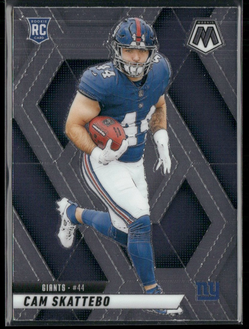 Cam Skattebo 2025 Panini Mosaic RC #305 New York Giants